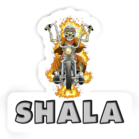 Sticker Motorbike Rider Shala Image