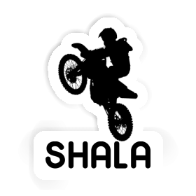 Shala Sticker Motocross Rider Image