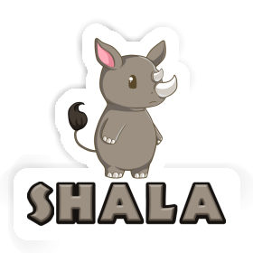 Shala Sticker Rhinozeros Image