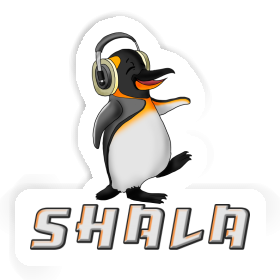 Shala Sticker Music Penguin Image