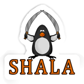 Fighting Penguin Sticker Shala Image