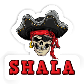 Aufkleber Piratenkopf Shala Image