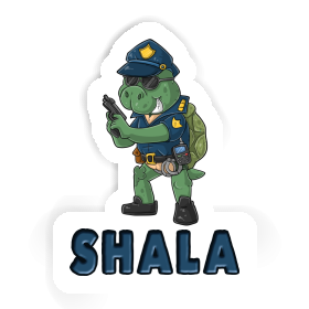 Autocollant Shala Policier Image