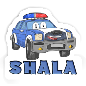 Sticker Police Car Shala Image