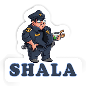 Polizist Aufkleber Shala Image