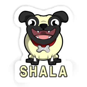 Shala Sticker Pug Image