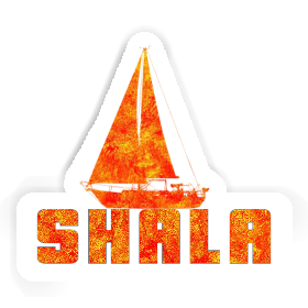 Sticker Shala Sailboat Image