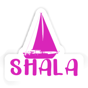 Sticker Shala Sailboat Image