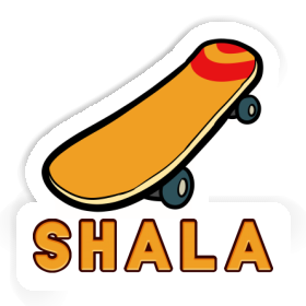 Skateboard Sticker Shala Image