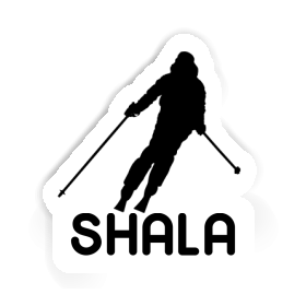 Skier Sticker Shala Image