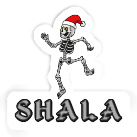 Sticker Shala Christmas Skeleton Image