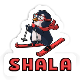 Sticker Skier Shala Image