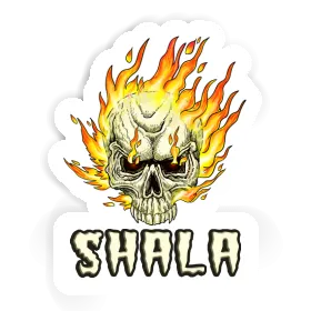 Sticker Shala Totenkopf Image