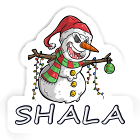 Autocollant Bonhomme de neige Shala Image