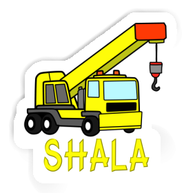 Sticker Truck crane Shala Image