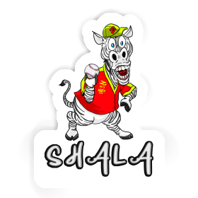 Sticker Shala Zebra Image