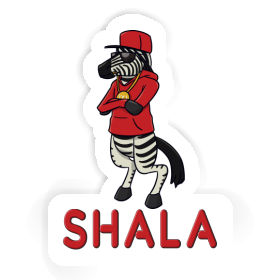 Sticker Shala Zebra Image