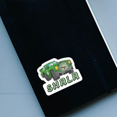 Shala Sticker Rennauto Laptop Image