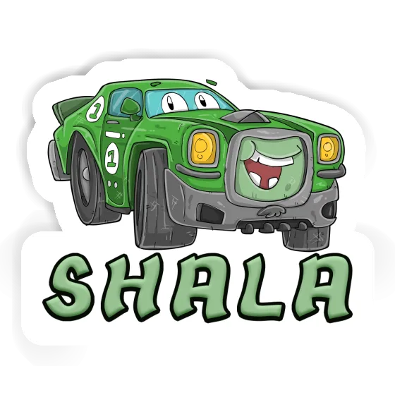 Shala Autocollant Voiture de course Notebook Image