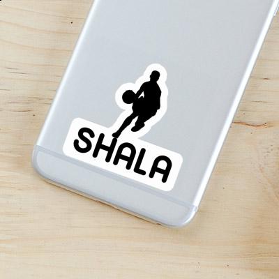 Shala Sticker Basketball Player Notebook Image