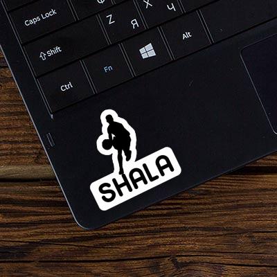 Sticker Basketballspieler Shala Laptop Image