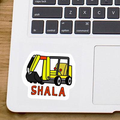 Sticker Shala Mini-Excavator Notebook Image