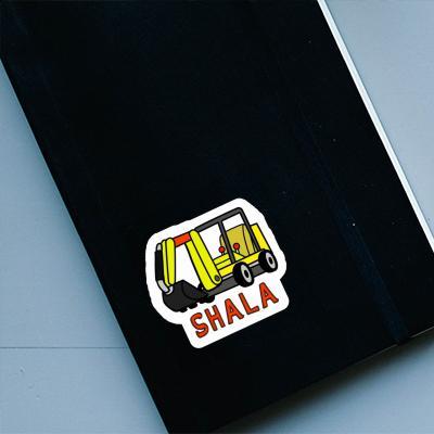 Sticker Shala Mini-Excavator Notebook Image