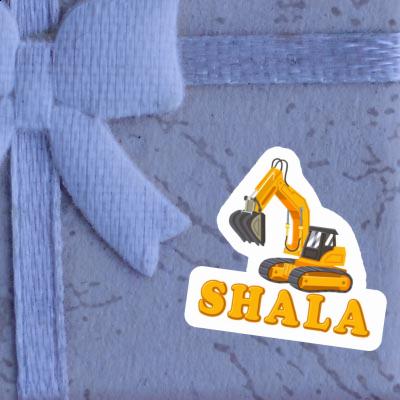 Excavator Sticker Shala Notebook Image