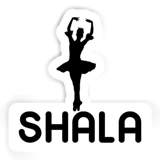 Ballerina Sticker Shala Laptop Image