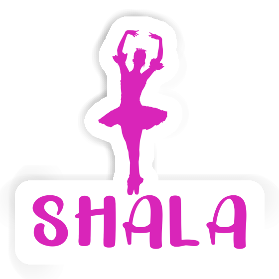 Sticker Shala Ballerina Laptop Image