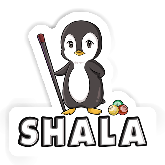 Sticker Shala Billiards Player Laptop Image