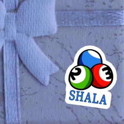 Sticker Billiard Ball Shala Laptop Image