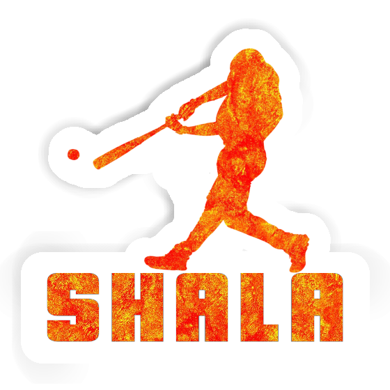 Sticker Shala Baseballspieler Notebook Image