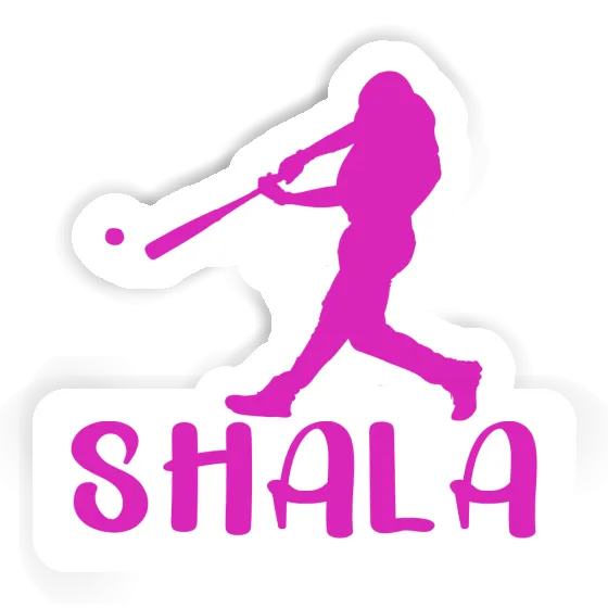 Shala Aufkleber Baseballspieler Image