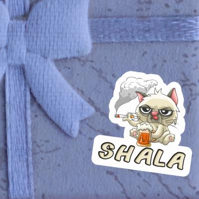 Shala Sticker Smoking Cat Notebook Image