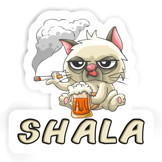 Shala Sticker Smoking Cat Gift package Image