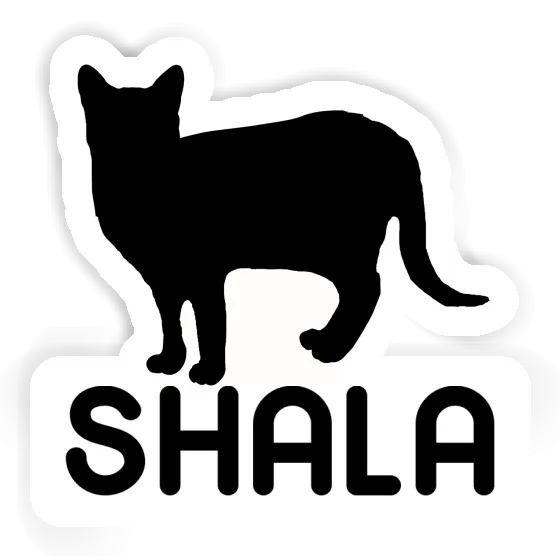 Shala Sticker Cat Laptop Image