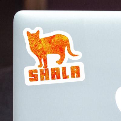 Cat Sticker Shala Laptop Image