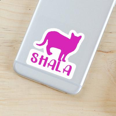 Sticker Katze Shala Gift package Image