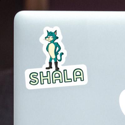 Standing Cat Sticker Shala Image