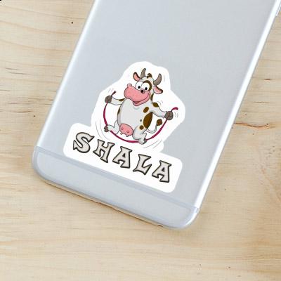 Sticker Shala Skipping Ropes Cow Notebook Image