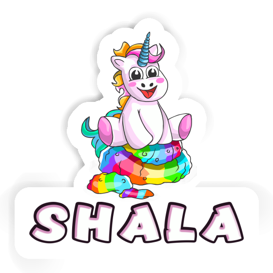 Shala Sticker Baby-Einhorn Laptop Image