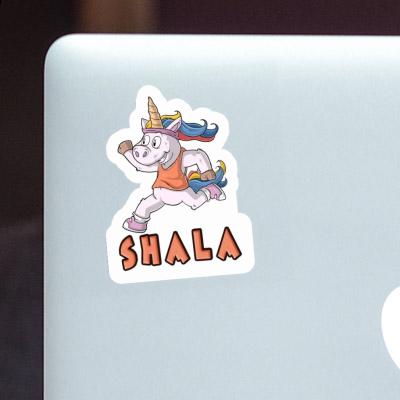 Shala Sticker Läuferin Image