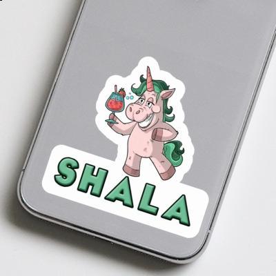 Autocollant Shala Licorne festive Image