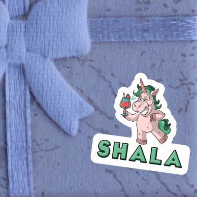 Autocollant Shala Licorne festive Notebook Image