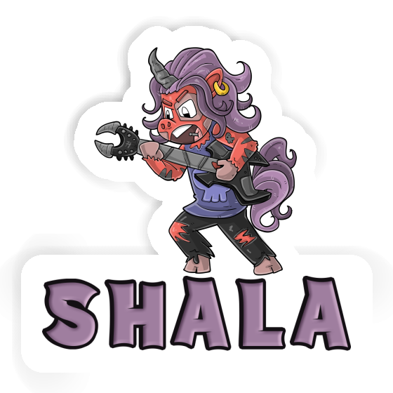 Rocking Unicorn Sticker Shala Image