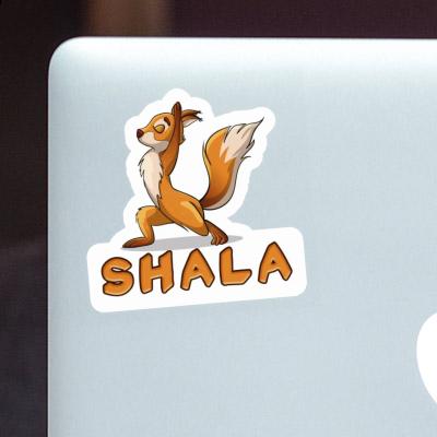 Shala Sticker Yoga Squirrel Laptop Image