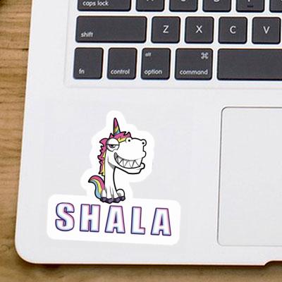 Shala Sticker Grinning Unicorn Image