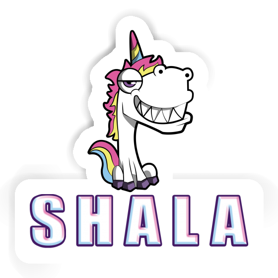 Shala Sticker Grinning Unicorn Gift package Image