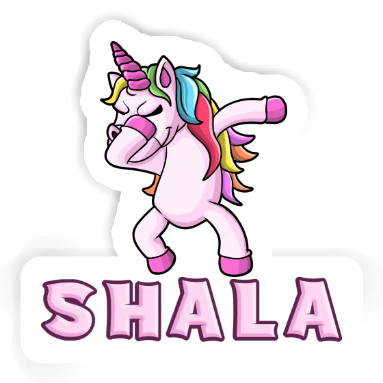 Shala Sticker Dabbing Unicorn Laptop Image